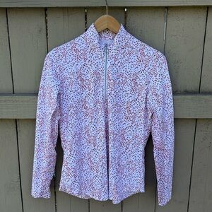 GG Blue Ice Shirt Droplet Golf Shirt Summer Sports Tennis Lightweight Sz Small